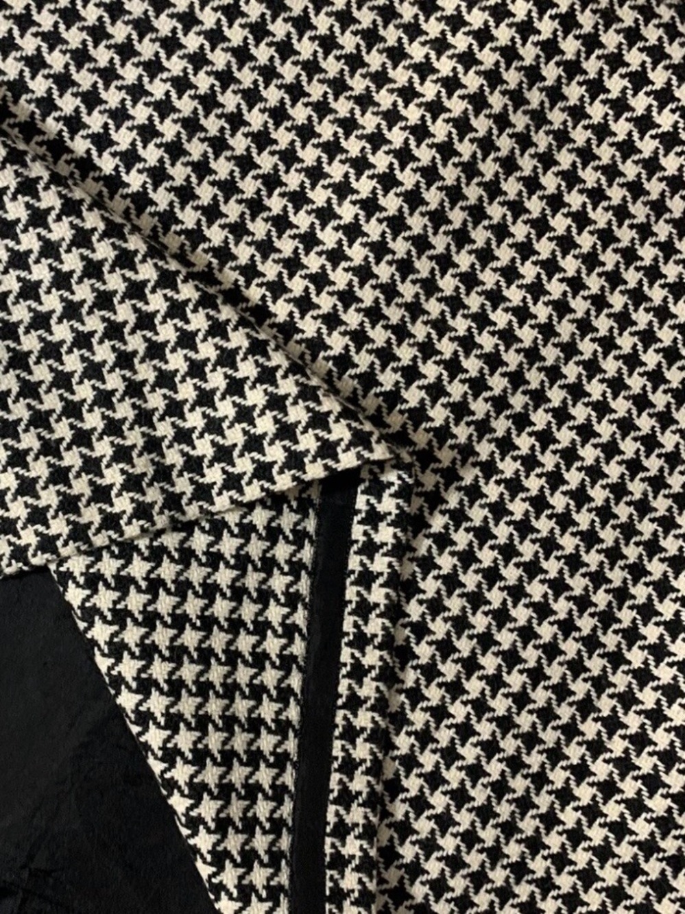 Ann Taylor Wool Blend White Black Houndstooth Belted
Lined Sheath Dress Size 10 - Picture 3 of 11